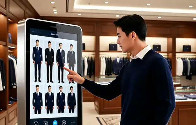 定制西服档次差异对比图