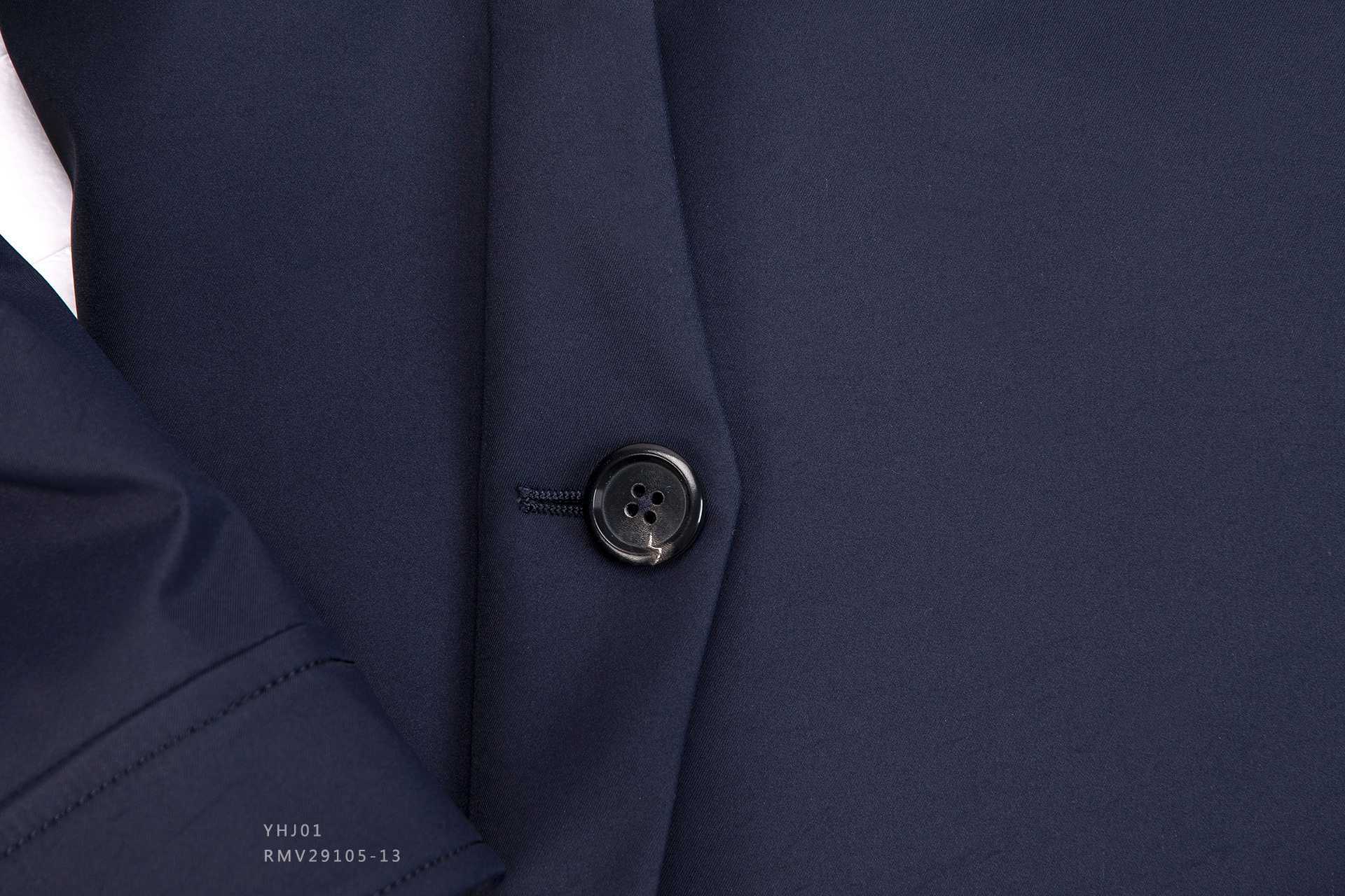 藏青立领夹克